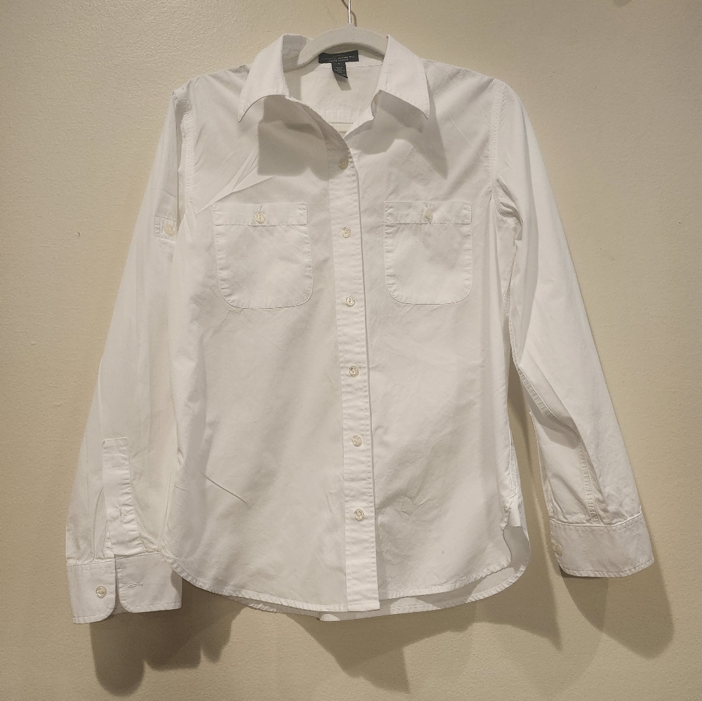 Lauren by Ralph Lauren, size small, white